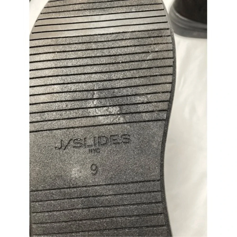 J/SLIDES Trulie Faux Fur-Lined Microsuede Sneaker Booties Black 9